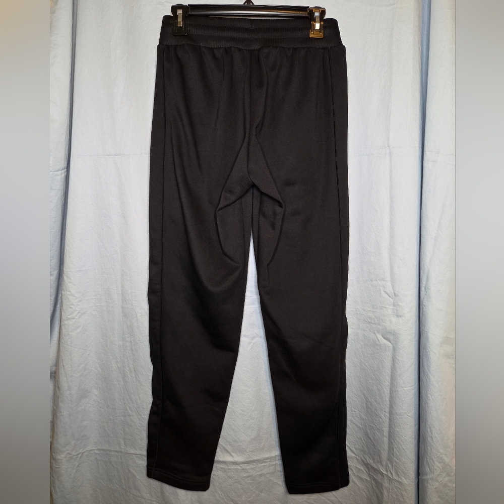 G245. Adidas Relaxed Fit Fleece Tapered-Leg Pant in Black  - Size S - Picture 2 of 6
